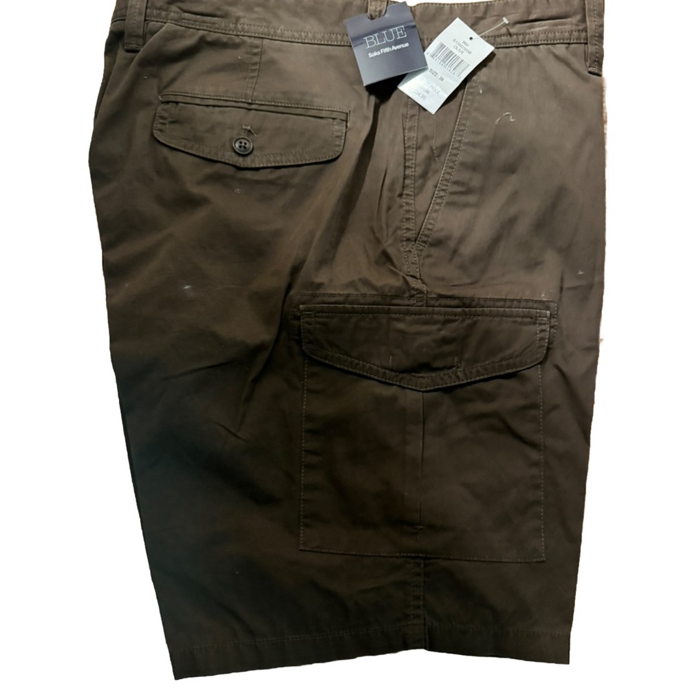 Men’s Saks fifth Avenue blue brand  cargo shorts size 36 new tax